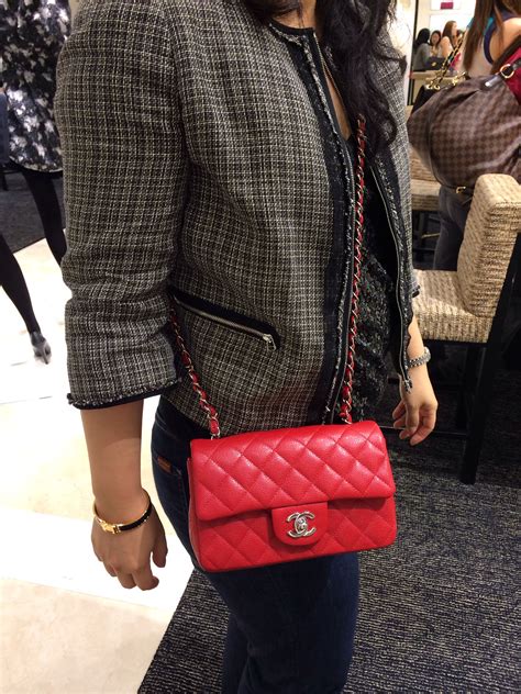 chanel mini red|chanel mini bag price.